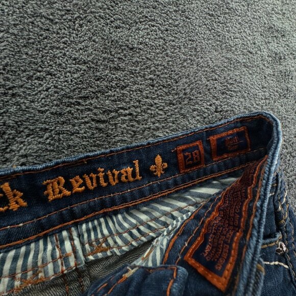 Rock Revival Patti Boot Cut Women's Denim Jeans Size 28 Adult Embellished Grunge - Picture 14 of 16